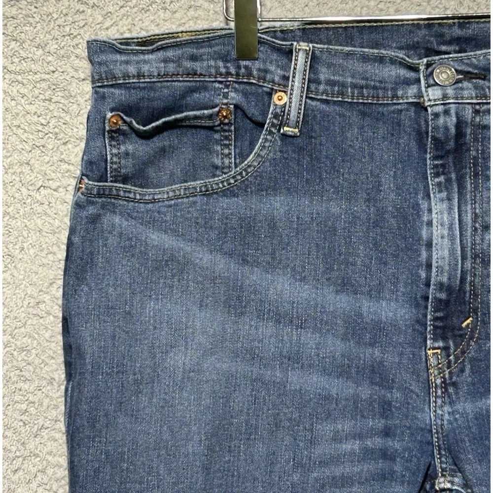 Levis 559 Relaxed Straight Leg Jeans Men 40x30 Blue Denim Cotton Dad‎ Jeans (2)